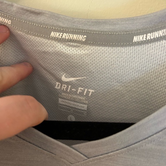 Nike Running Wool Reflective V Neck - Picture 3 of 5